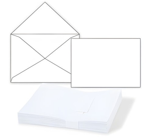 Конверты С4 (229х324 мм), без клея, 100 г/м2, КОМПЛЕКТ 500 шт., треугольный клапан, 02983