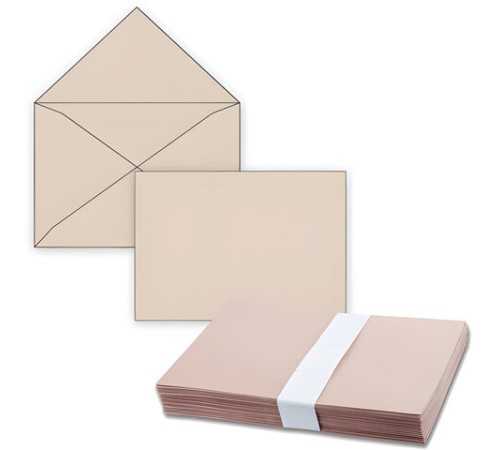 Конверты С4 (229х324 мм) КРАФТ, без клея, 90 г/м2, КОМПЛЕКТ 500 шт., треугольный клапан, 76421