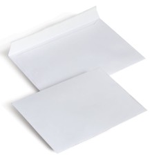 Конверты С6 (114х162 мм), отрывная лента, 80 г/м2, КОМПЛЕКТ 1000 шт., 03022