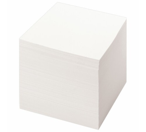 Блок для записей STAFF непроклеенный, куб 9х9х9 см, белый, белизна 90-92%, 126366
