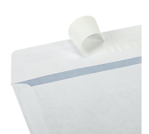 Конверты С4 (229х324 мм), отрывная лента, 