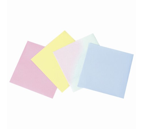 Блок для записей STAFF проклеенный, куб 9х9х9 см, цветной, чередование с белым, 129208