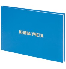 Книга учета 96 л., клетка, твердая, бумвинил, блок офсет, альбомная, А4 203х290 мм, BRAUBERG, 130074