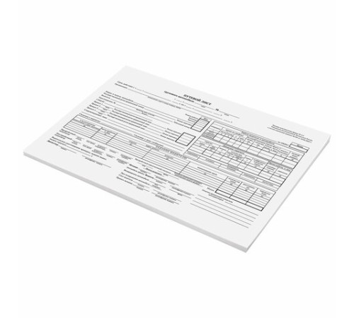 Бланк бухгалтерский, офсет, 