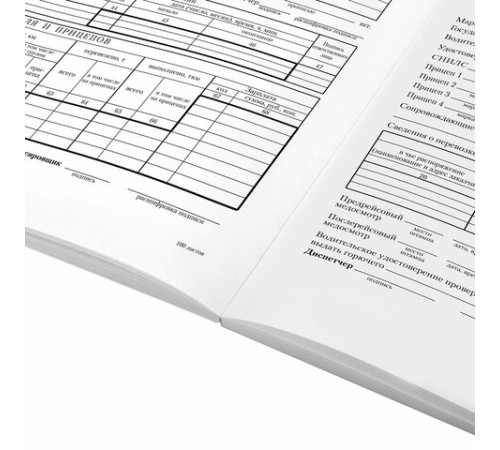 Бланк бухгалтерский, офсет, 