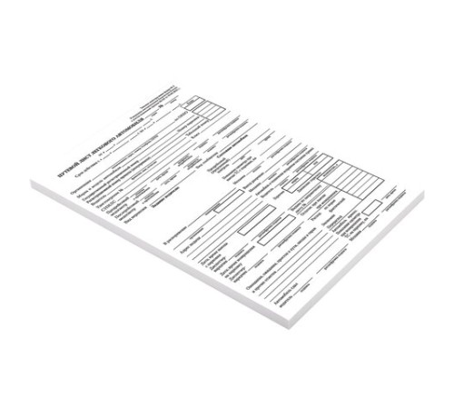 Бланк бухгалтерский, офсет, 