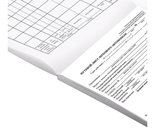 Бланк бухгалтерский, офсет, 