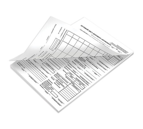 Бланк бухгалтерский, офсет, 