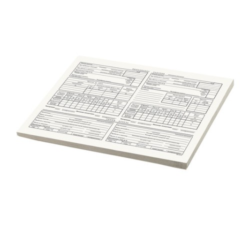 Бланк бухгалтерский типографский 