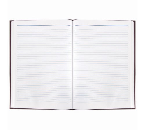 Книга учета 96 л., линия, твердая, бумвинил, блок офсет, А4 200х290 мм, ОФИСМАГ, 130178