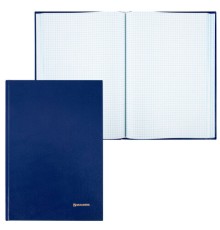 Книга учета 160 л., клетка, твердая, бумвинил, блок офсет, А4 200х290 мм, BRAUBERG, 130182