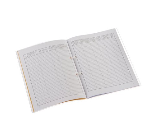 Книга учета движения трудовых книжек и вкладышей к ним, 32 л., сшивка, плобма, обложка ПВХ, 130203, КД-01