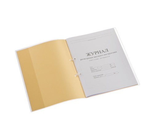 Журнал регистрации вводного инструктажа, 32 л., сшивка, пломба, обложка ПВХ, 130204