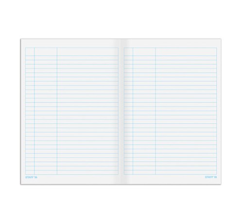 Книга учета 48 л., пустографка, обложка из мелованного картона, блок офсет, А4 200х290 мм, STAFF, 130212