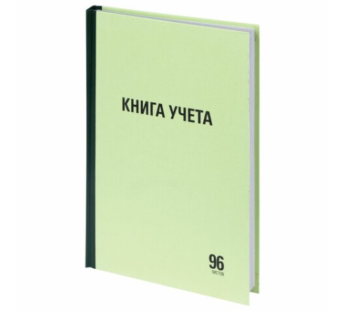 Книга учета 96 л., линия, твердая, типографский блок, А4 200х290 мм, STAFF, 130217