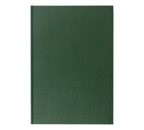 Книга учета 96 л., клетка, твердая, бумвинил, блок офсет, А4 200х290 мм, BRAUBERG, зеленая, 130222