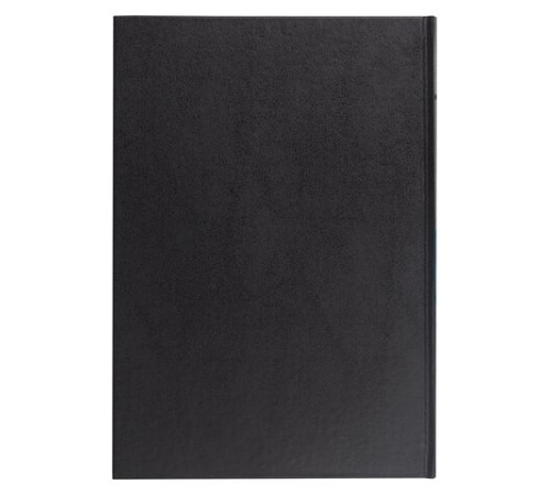 Книга учета 96 л., клетка, твердая, бумвинил, блок офсет, А4 200х290 мм, BRAUBERG, черная, 130223