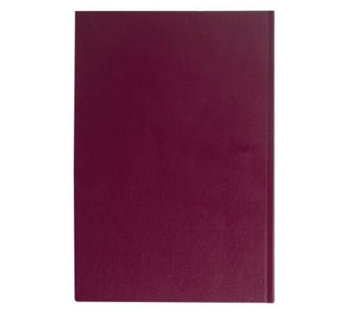 Книга учета 96 л., клетка, твердая, бумвинил, блок офсет, А4 200х290 мм, BRAUBERG, бордовая, 130224