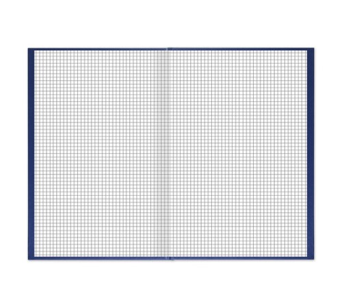 Книга учета 144 л., клетка, твердая, бумвинил, блок офсет, А4 200х290 мм, BRAUBERG, синий, 130226