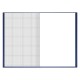 Книга учета 144 л., клетка, твердая, бумвинил, блок офсет, А4 200х290 мм, BRAUBERG, синий, 130226