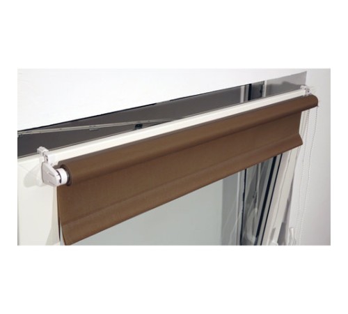 Штора рулонная BRABIX 70х175 см, текстура - лён, защита 55-85%, 200 г/м2, коричневый S-17, 605992 Штора рулонная BRABIX 70х175 см, текстура - лён, защита 55-85%, 200 г/м2, коричневый S-17, 605992