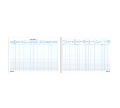 Журнал анализа топлива, 48 л., картон, блок офсет, А4 292х200 мм, STAFF, 130266