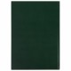 Книга учета 96 л., клетка, твердая, бумвинил, офсет, наклейка, А4 (200х290 мм), BRAUBERG, зеленая, 130280