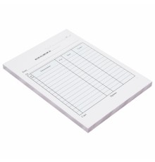 Накладная 3-слойная самокопирующаяся, А5 147х207 мм, КОМПЛЕКТ 5 книжек по 50 шт., STAFF, 130286