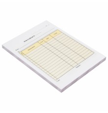 Накладная 2-слойная самокопирующаяся, А5 147х207 мм, КОМПЛЕКТ 5 книжек по 50 шт., STAFF, 130287