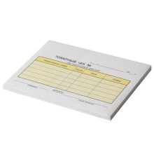 Товарный чек 2-слойный самокопирующийся, А6 100х147 мм, КОМПЛЕКТ 5 книжек по 50 шт., STAFF, 130288