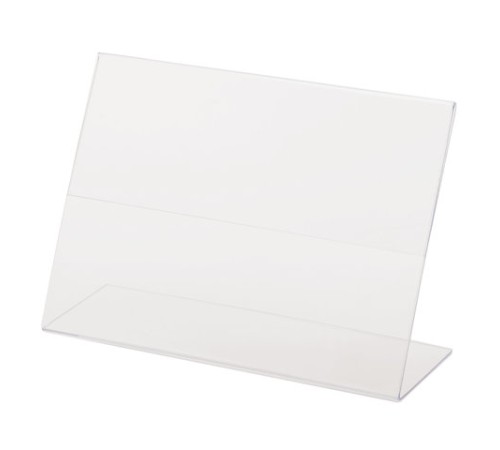 Держатели для ценников, 60х40 мм, КОМПЛЕКТ 20 шт., оргстекло, BRAUBERG, 290408