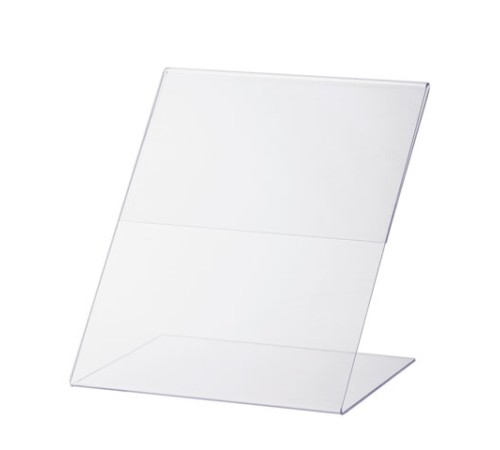 Держатели для ценников, 80х90 мм, КОМПЛЕКТ 10 шт., оргстекло, BRAUBERG, 290410