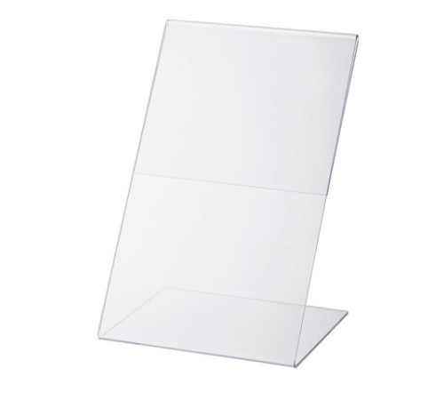 Держатели для ценников, 80х130 мм, КОМПЛЕКТ 5 шт., оргстекло, BRAUBERG, 290411