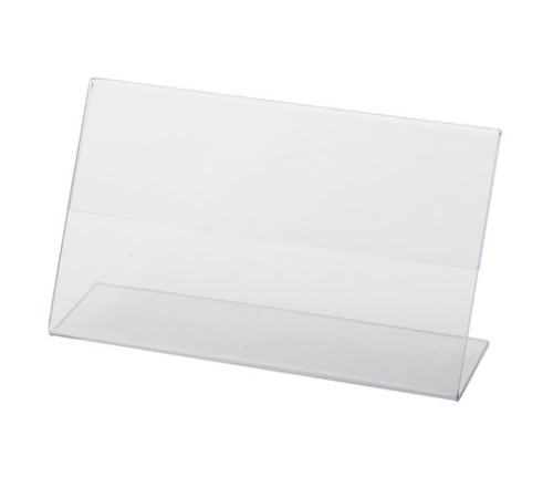 Держатели для ценников, 100х60 мм, КОМПЛЕКТ 5 шт., оргстекло, BRAUBERG, 290412