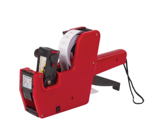 Этикет-пистолет однострочный, прямоугольная лента 21x12 мм, 8 символов, BRAUBERG, 290435