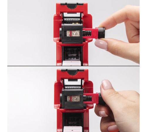 Этикет-пистолет однострочный, прямоугольная лента 21x12 мм, 8 символов, BRAUBERG, 290435