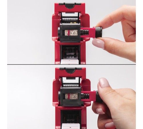 Этикет-пистолет однострочный, прямоугольная лента 21х12 мм, 8 символов, STAFF 