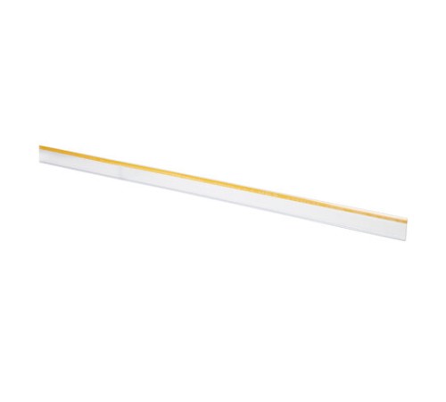 Ценникодержатели полочные самоклеящиеся прозрачные 1000 мм, КОМПЛЕКТ 10 шт., DBR39, 197265