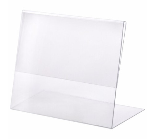 Держатели для ценников, 80х60 мм, КОМПЛЕКТ 20 шт., ПЭТ, 0,5 мм, BRAUBERG, 291277