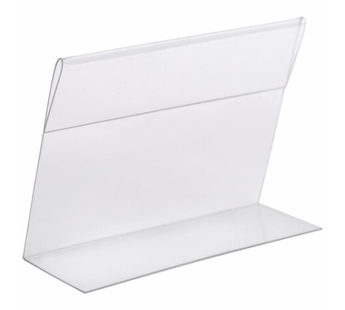 Держатели для ценников, 70х50 мм, КОМПЛЕКТ 20 шт., ПЭТ, 0,5 мм, BRAUBERG, 291278