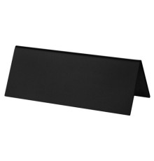 Табличка меловая настольная 210х80 мм (домик), двусторонняя, ПВХ, ЧЕРНАЯ, BRAUBERG, 291294