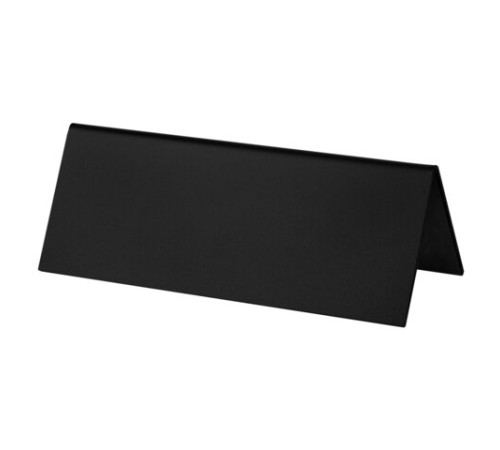 Табличка меловая настольная 210х80 мм (домик), двусторонняя, ПВХ, ЧЕРНАЯ, BRAUBERG, 291294