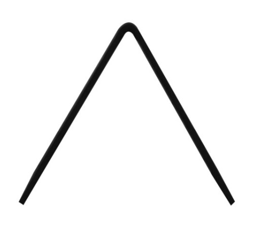 Табличка меловая настольная 210х80 мм (домик), двусторонняя, ПВХ, ЧЕРНАЯ, BRAUBERG, 291294