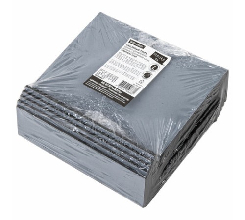 Ценник L-образный для мелового маркера A6 (10,5x14,8 см), КОМПЛЕКТ 10 шт., ПВХ, ЧЕРНЫЙ, BRAUBERG, 291295