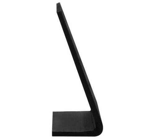 Ценник L-образный для мелового маркера A6 (10,5x14,8 см), КОМПЛЕКТ 10 шт., ПВХ, ЧЕРНЫЙ, BRAUBERG, 291295