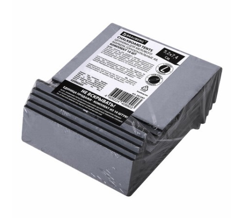 Ценник L-образный для мелового маркера A8 (5,2x7,4 см), КОМПЛЕКТ 10 шт., ПВХ, ЧЕРНЫЙ, BRAUBERG, 291297