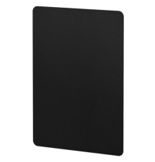 Табличка меловая А4 (21x29,7 см), КОМПЛЕКТ 10 штук, пластиковая, ЧЕРНАЯ, BRAUBERG, 291300