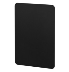 Табличка меловая А5 (14,8x21 см), КОМПЛЕКТ 10 штук, пластиковая, 0,5 мм, ЧЕРНАЯ, BRAUBERG, 291301