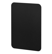 Табличка меловая / ценник А6 (10,5x14,8 см), 20 штук, пластиковая, 0,5 мм, ЧЕРНАЯ, BRAUBERG, 291302