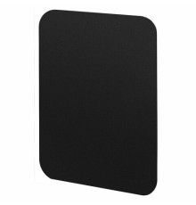 Табличка меловая/ценник A7 (7,4x10,5 см) 20 штук, пластиковая, 0,5 мм, ЧЕРНАЯ, BRAUBERG, 291303